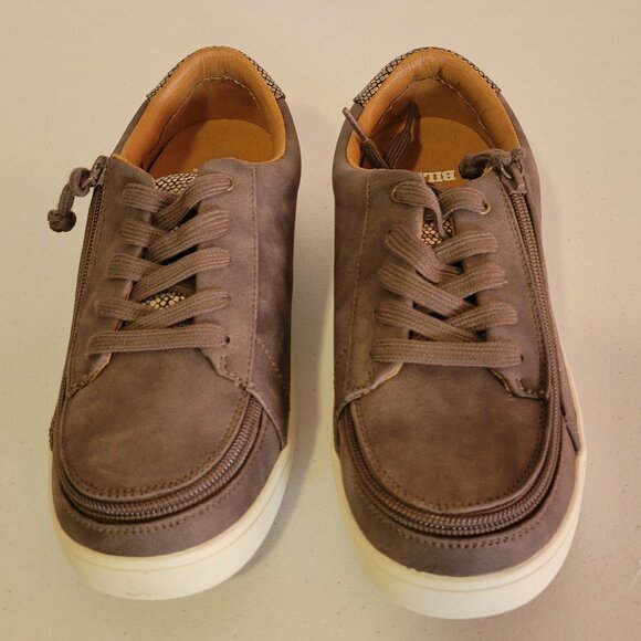 NEW Billy Footwear Women Sneaker Low Top Zip Espresso Adaptive Size 8.5 W KF198 - Picture 3 of 6